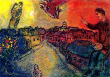 ユダヤ人 Painting - ヴィテブスク 2 MC ユダヤ人のアーティスト